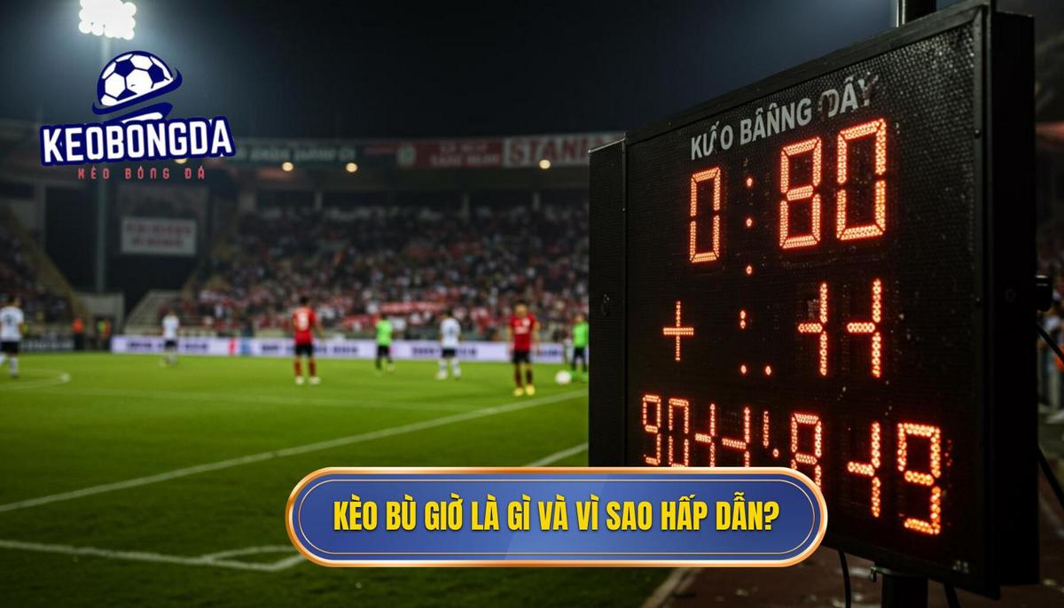 Cá cược Kèo Bù Giờ Cho Người Mới: Bí Quyết Ăn Tiền Giờ Chót 1 1. Kèo Bù Giờ Là Gì_ Tại Sao Nó Lại Hấp Dẫn_