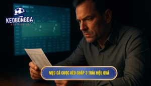 Mẹo cá cược kèo chấp 3 trái hiệu quả