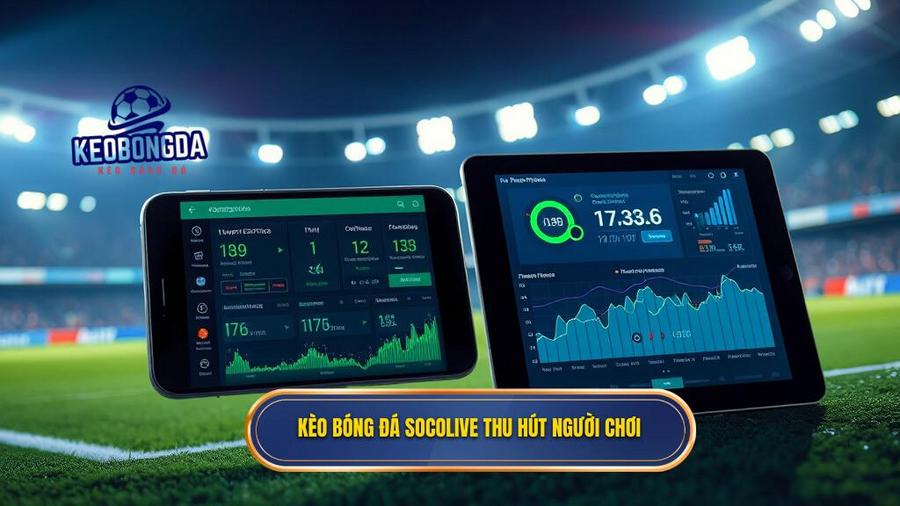 1. Kèo bóng đá Socolive thu hút người chơi