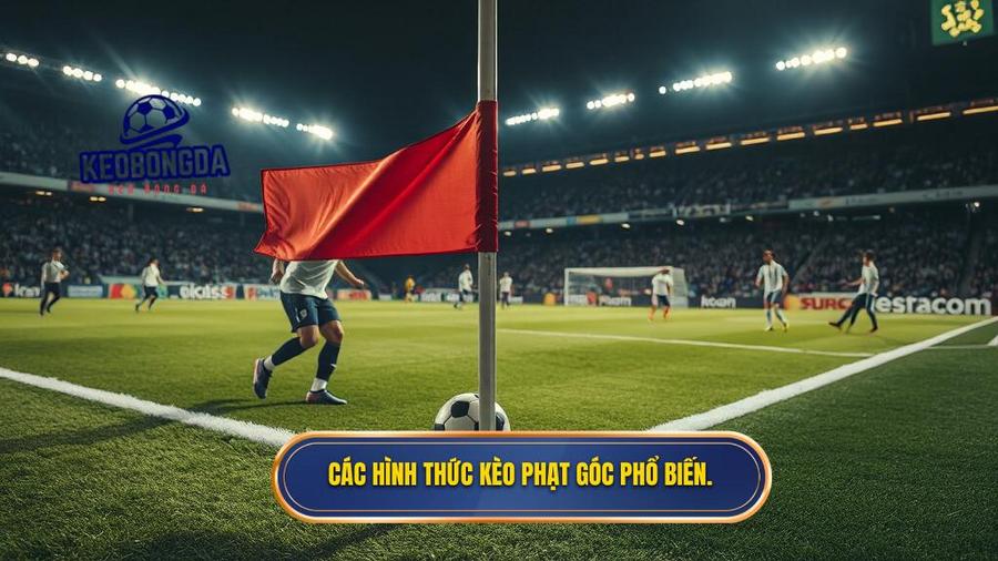 Các hình thức kèo phạt góc phổ biến hiện nay