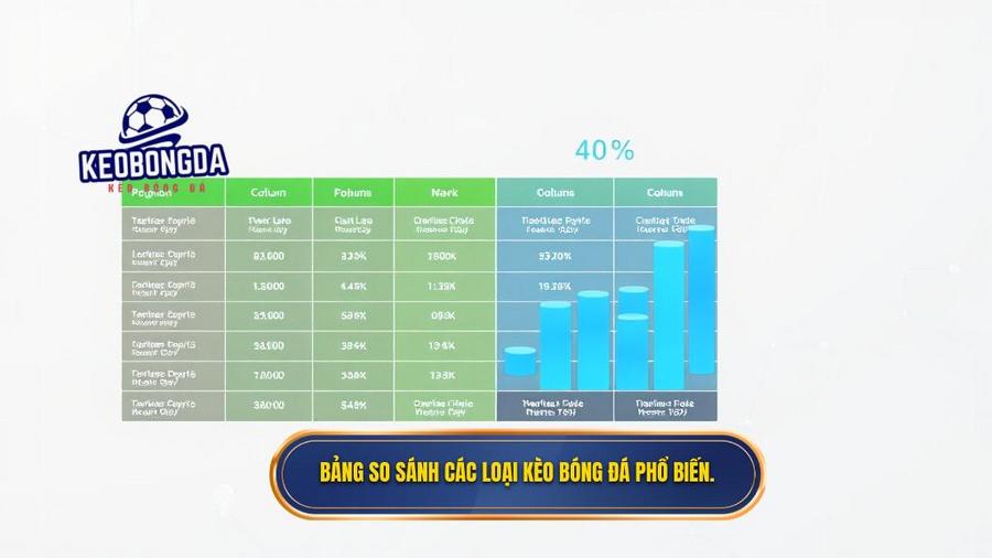 Bảng so sánh các loại kèo phổ biến khi dự đoán